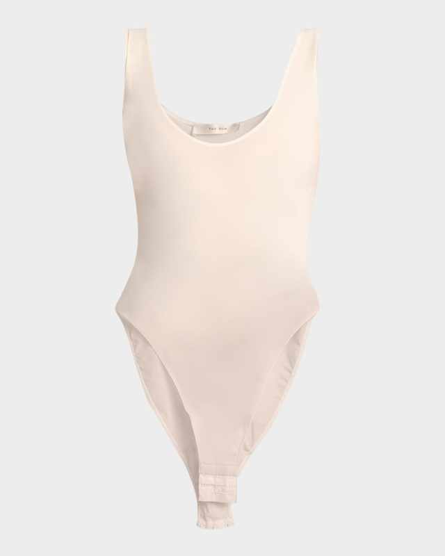 Mandie Scoop-Neck Sleeveless Bodysuit